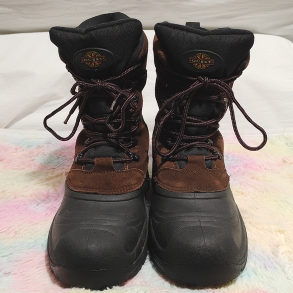 Quest Insulated Men's Leather Upper Winter/Work Boots Sz.10 Hardly Worn (X-104) - Picture 4 of 15